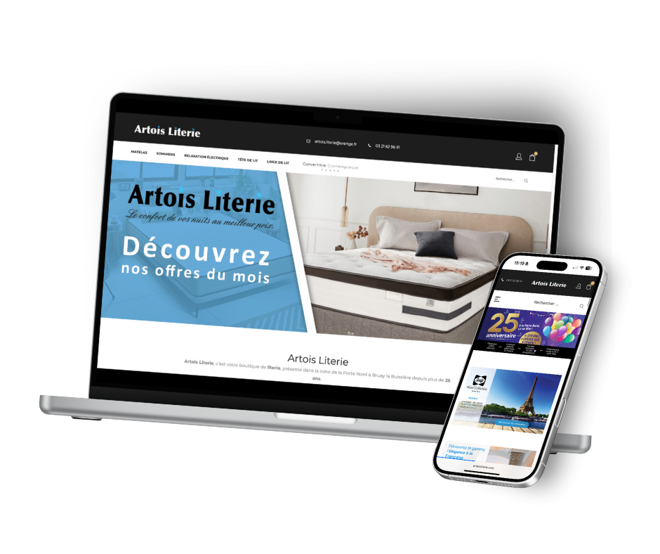 mokup artois literie