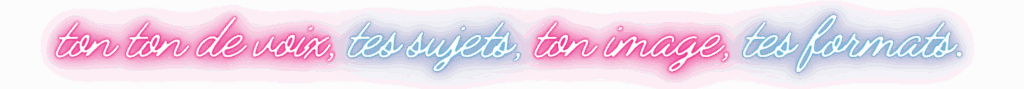texte néon
